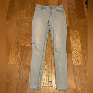 Old Navy Super Skinny Ankle High Rise Jeans 4 Tall Women's Used Light Wash